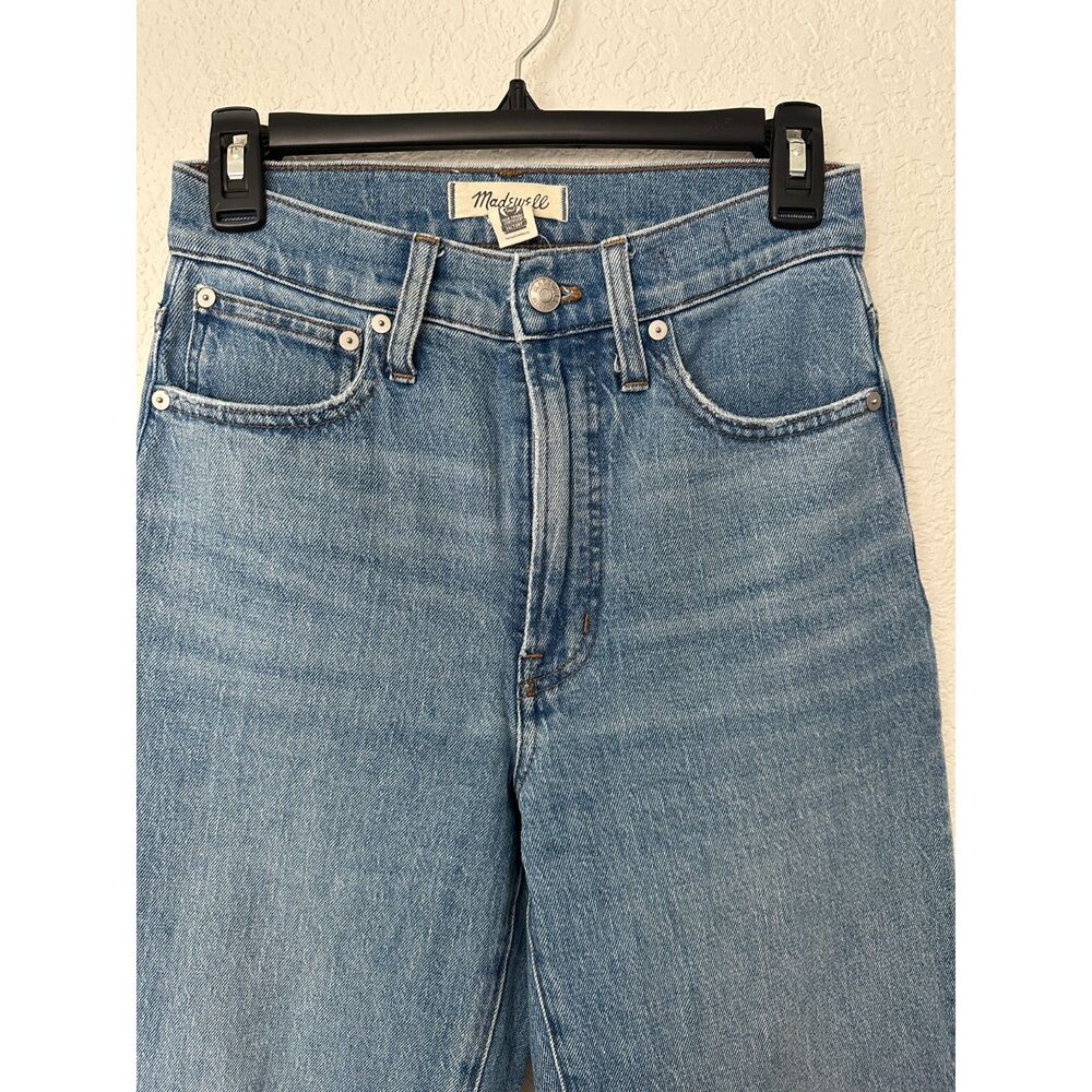 Madewell The Perfect Vintage Straight Jean in Hoye Wash Size 24 - Picture 3 of 10